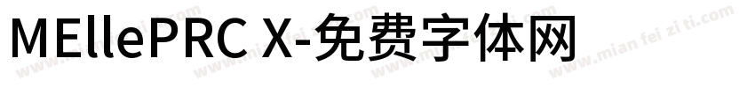 MEllePRC X字体转换